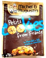 Petits Cookies from France au Chocolat au Lait et Éclats de Noisettes