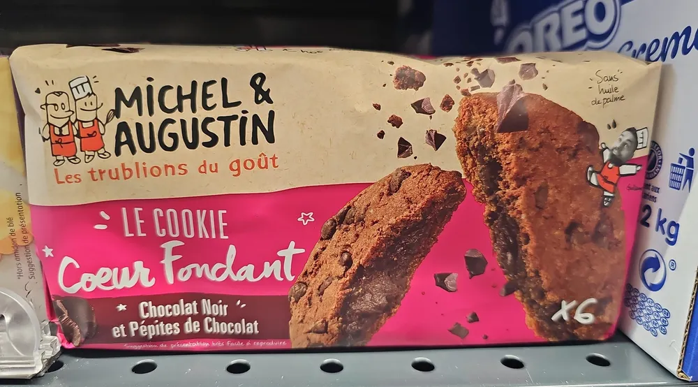 Cookies cœur Fondant choco noir