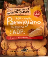 Petits sablés Parmigiano Reggiano AOP et graines de moutarde