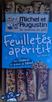 Feuilletés Apéritif Pur Beurre aux Sésames et Graines de Pavot