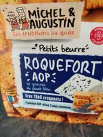 Petit beurre apéritif au Roquefort et graines de pavot bleu
