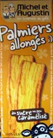 Palmiers allongés au sucre un peu caramélisé Michel et Augustin