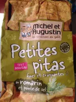 Petites pitas au romarin et pointe de sel
