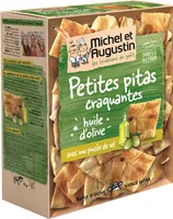 Pitas craquantes à huile d'olive et pointe de sel