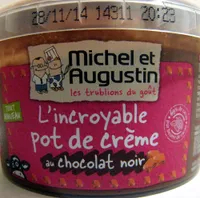 L'incroyable pot de crème au chocolat noir Michel et Augustin