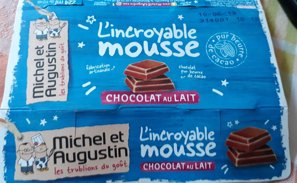 L'incroyable mousse "chocolat au lait"