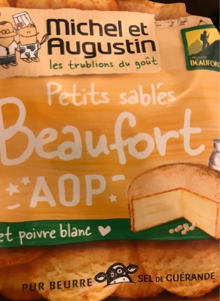 Petits sablés Beaufort AOP et poivre blanc