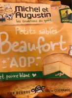 Petits sablés Beaufort AOP et poivre blanc