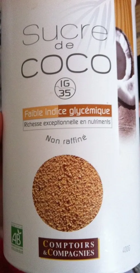 Sucre de coco - Non raffiné
