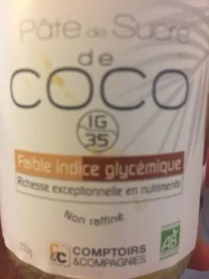 Pâte De Sucre De Coco Bio
