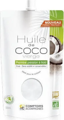 Huile de coco vierge
