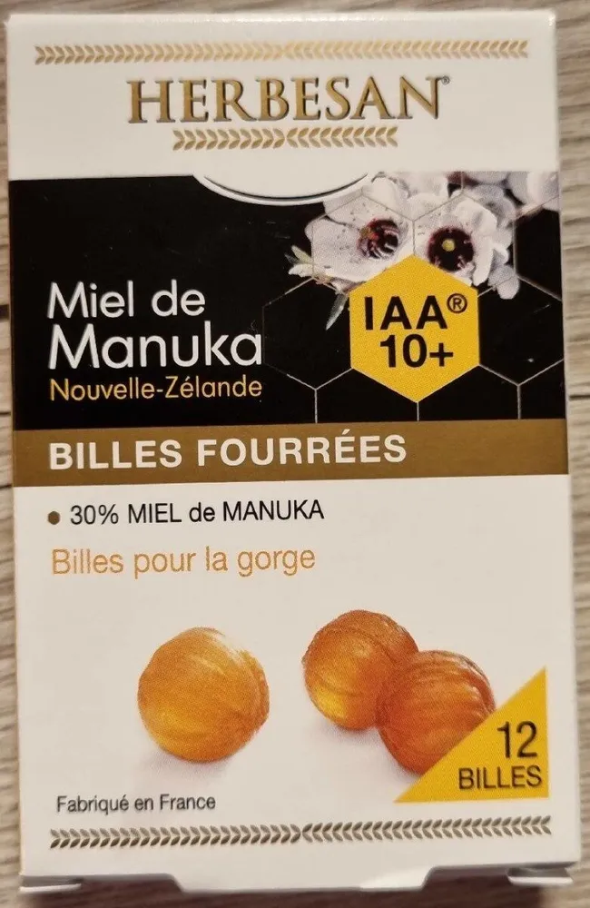 Miel de manuka billes fourrées