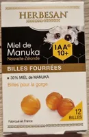 Miel de manuka billes fourrées