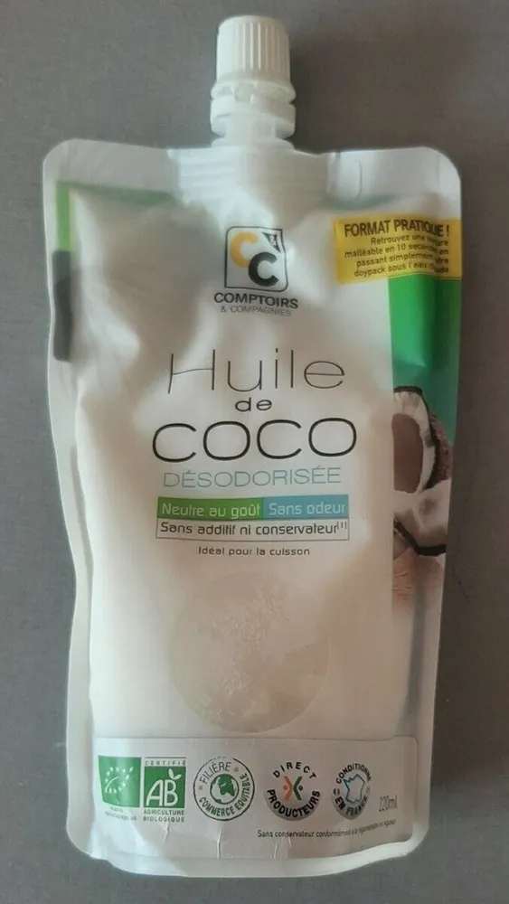 Huile de coco