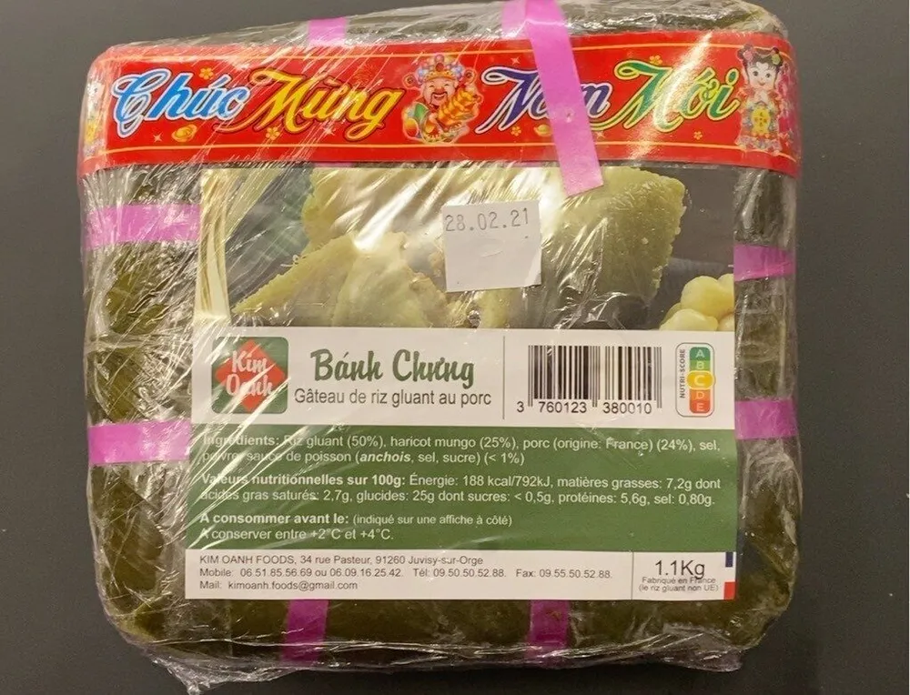 Gateau de riz gluant au porc
