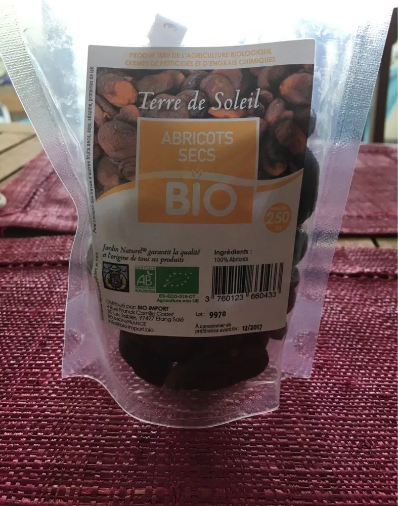 Abricots secs