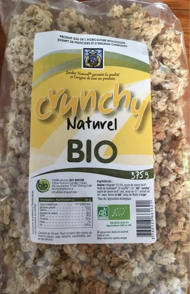 Crunchy naturel bio