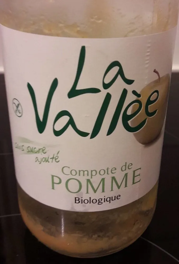 Compote de pomme biologique