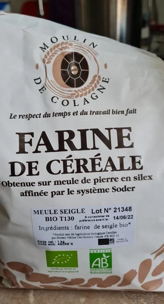 Farine de seigle Bio T130