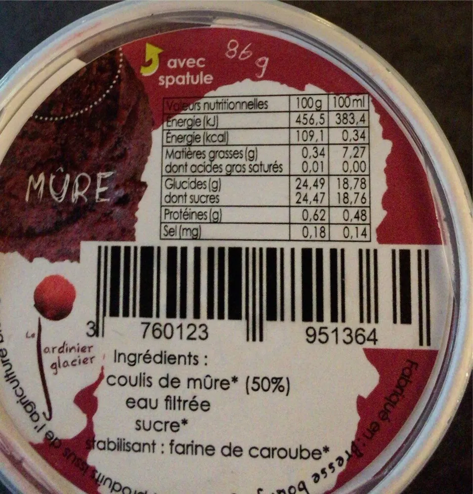 Mure sorbet