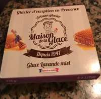 Glace artisanale lavande