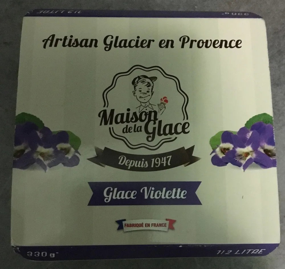 Glace violette