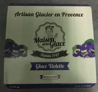 Glace violette
