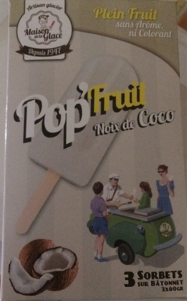 Popp'fruit noix de coco