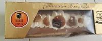 Grande bûche glace châtaignes coulis clémentine corse