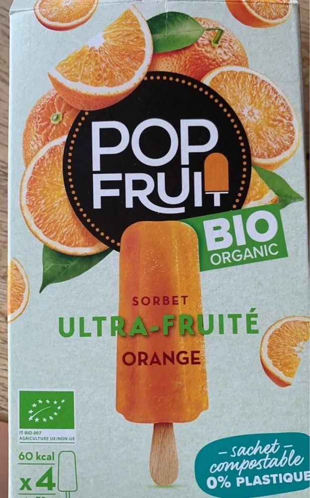 Pop fruit orange