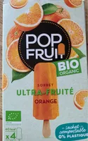Pop fruit orange