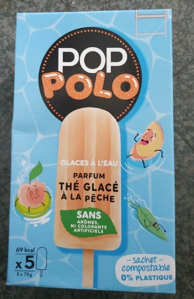 Glaces à l'eau thé glacé