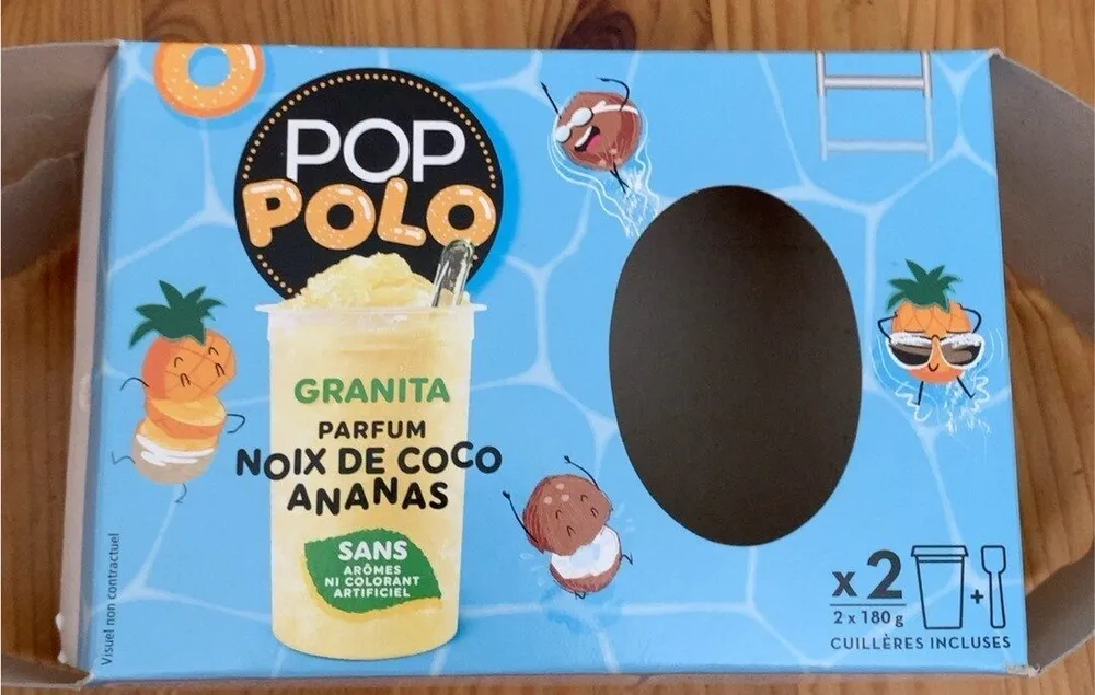 Granita parfum noix de coco ananas