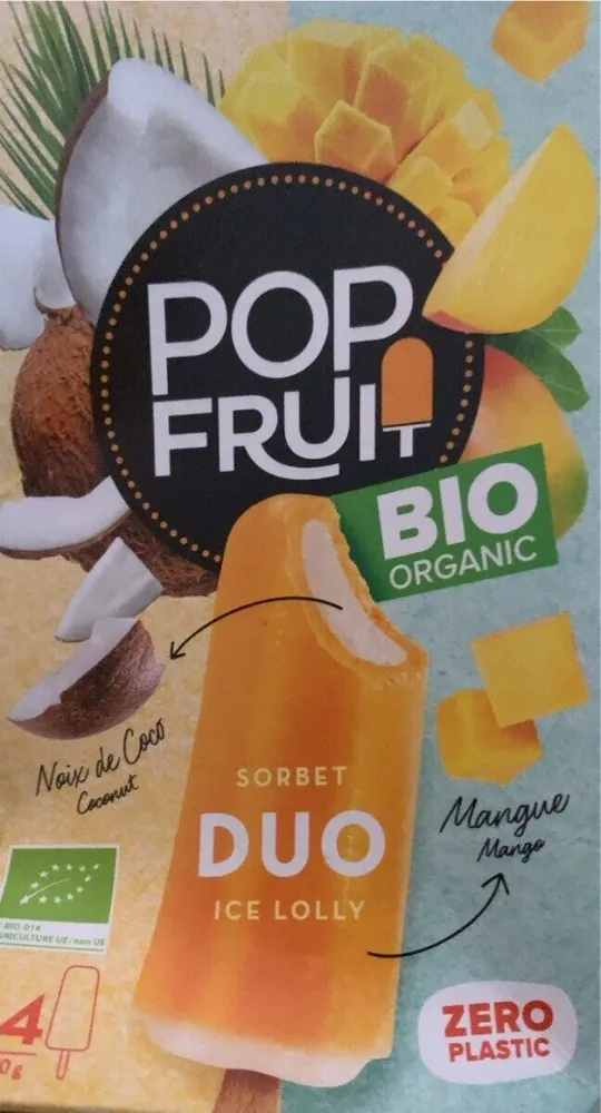 Sorbet duo ice lolly