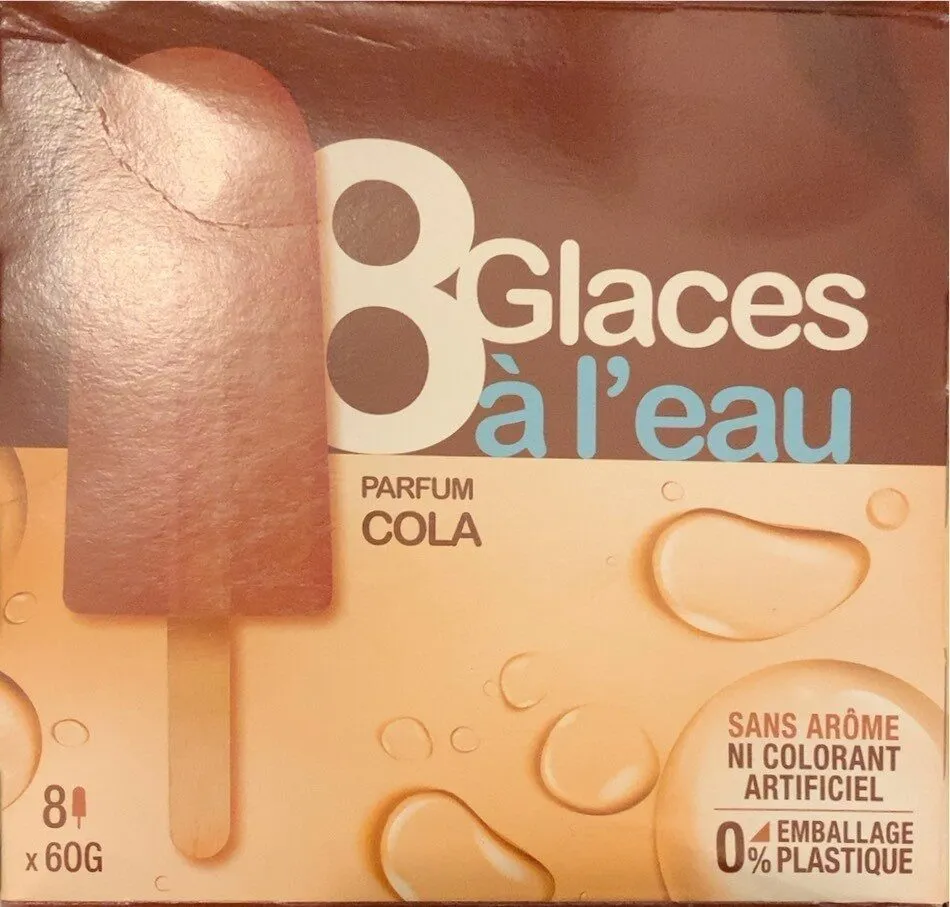 Glace à l’eau parfum cola