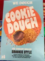 Cookie dough brookie style