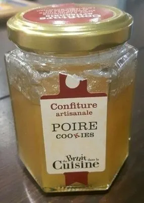 Confiture artisanale poire cookies
