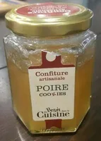 Confiture artisanale poire cookies