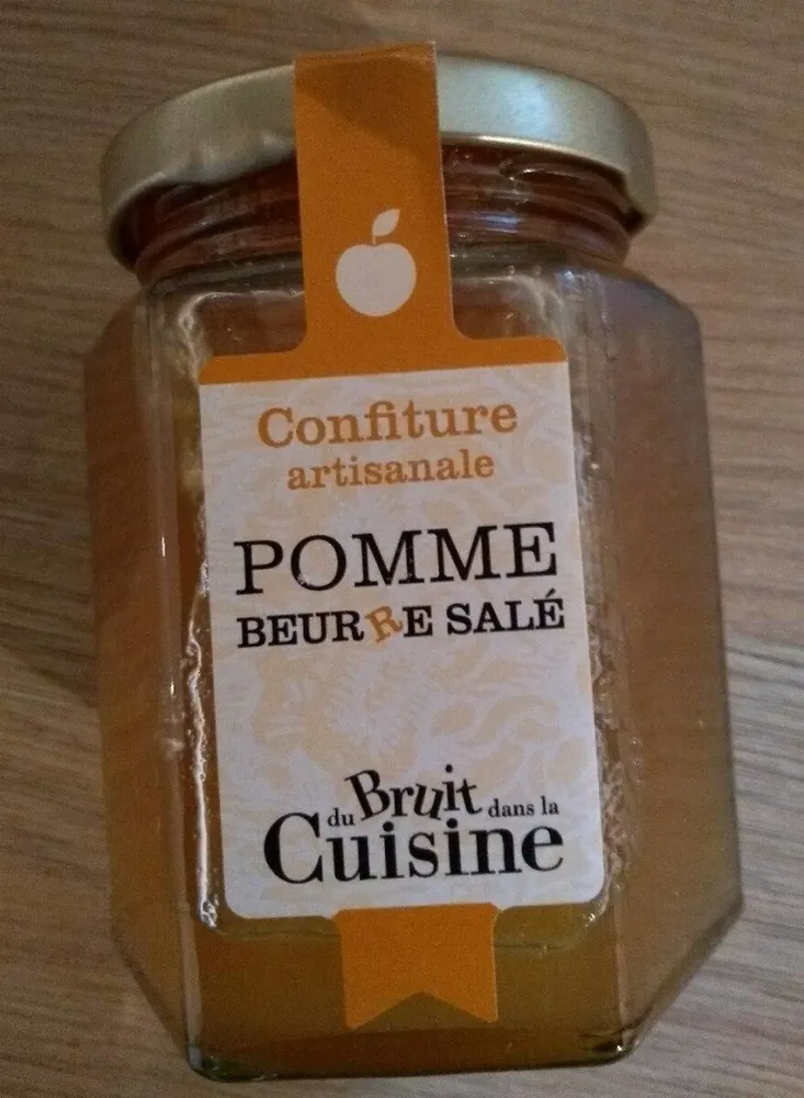 Confiture artisanale pomme beurre salé