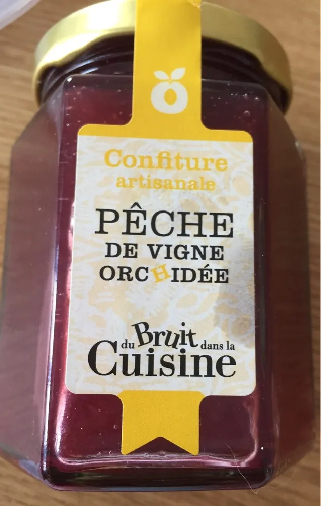 Confiture Pêche de vigne Orchidée