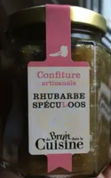 Confiture artisanale rhubarbe spéculos