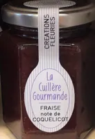 Confiture fraise coquelicot