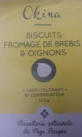 Biscuit fromage de brebis et oignons