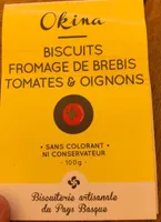 Biscuits fromage de brebis tomates & oignons