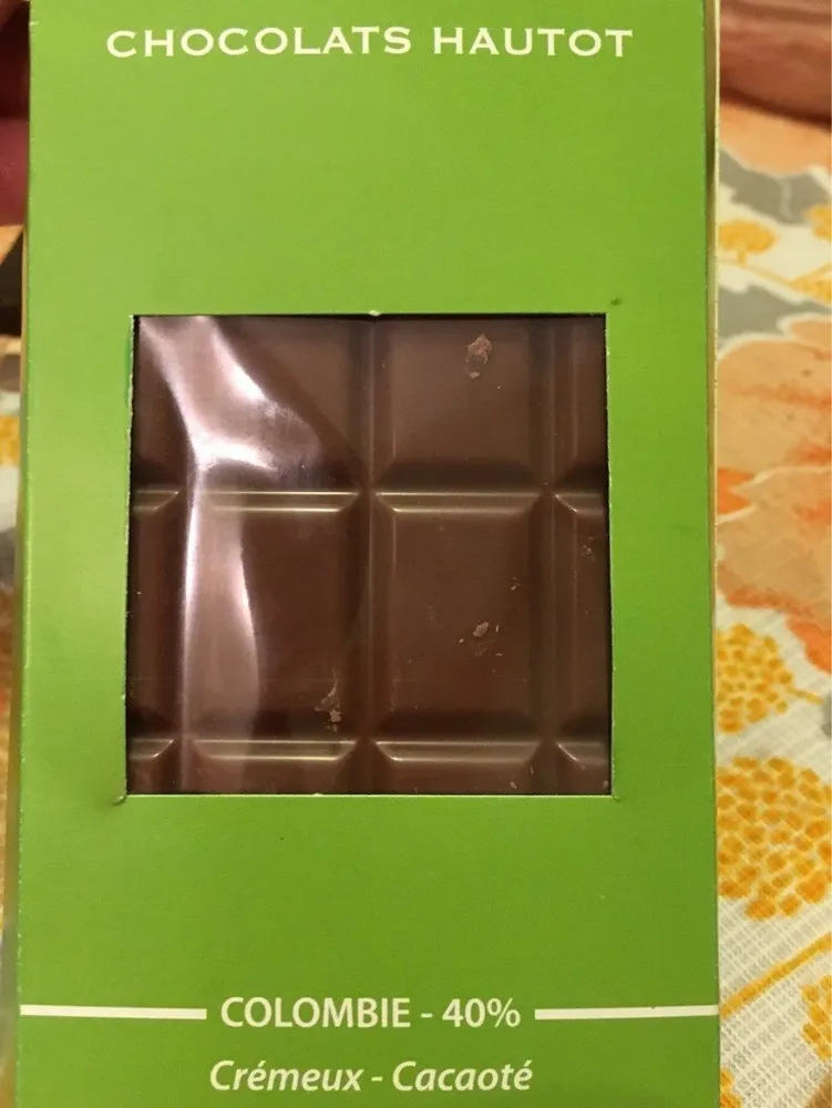 Chocolat Au Lait -  Colombie 40%