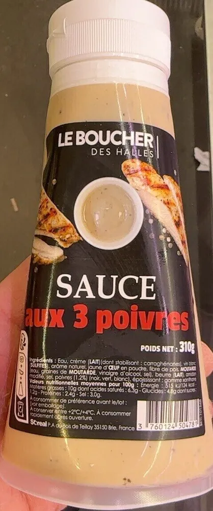 Sauce aux 3 poivres