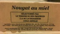 Nougat au miel