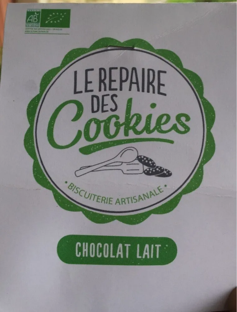 Chocolat lait repaire des cookies
