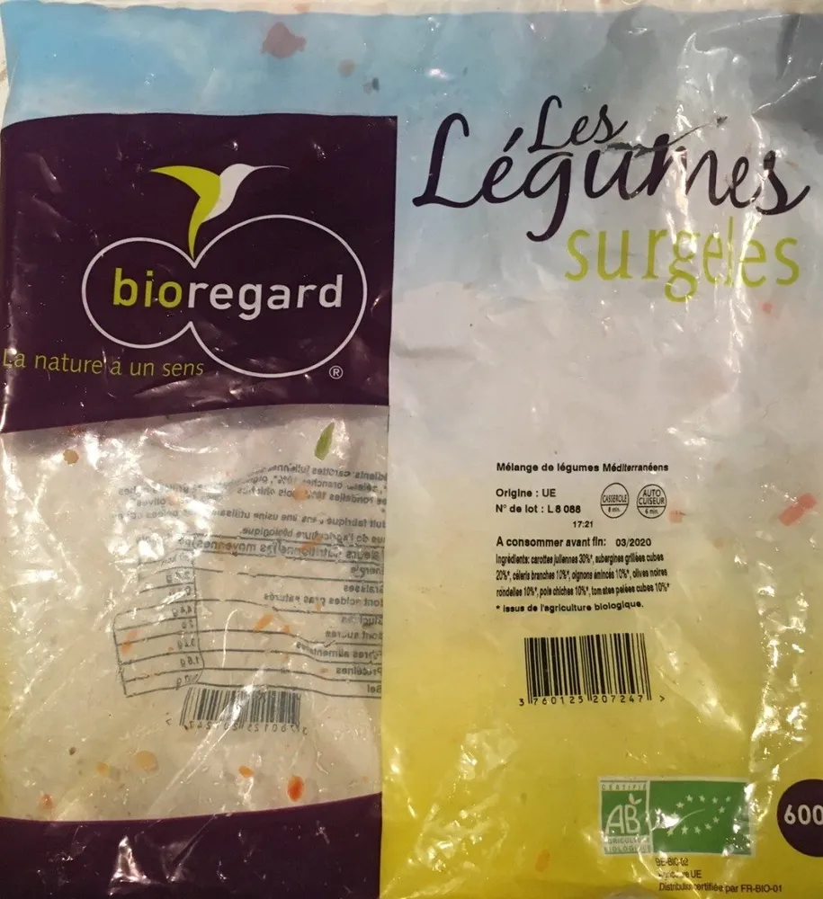 Mélange de légumes méditerranéens