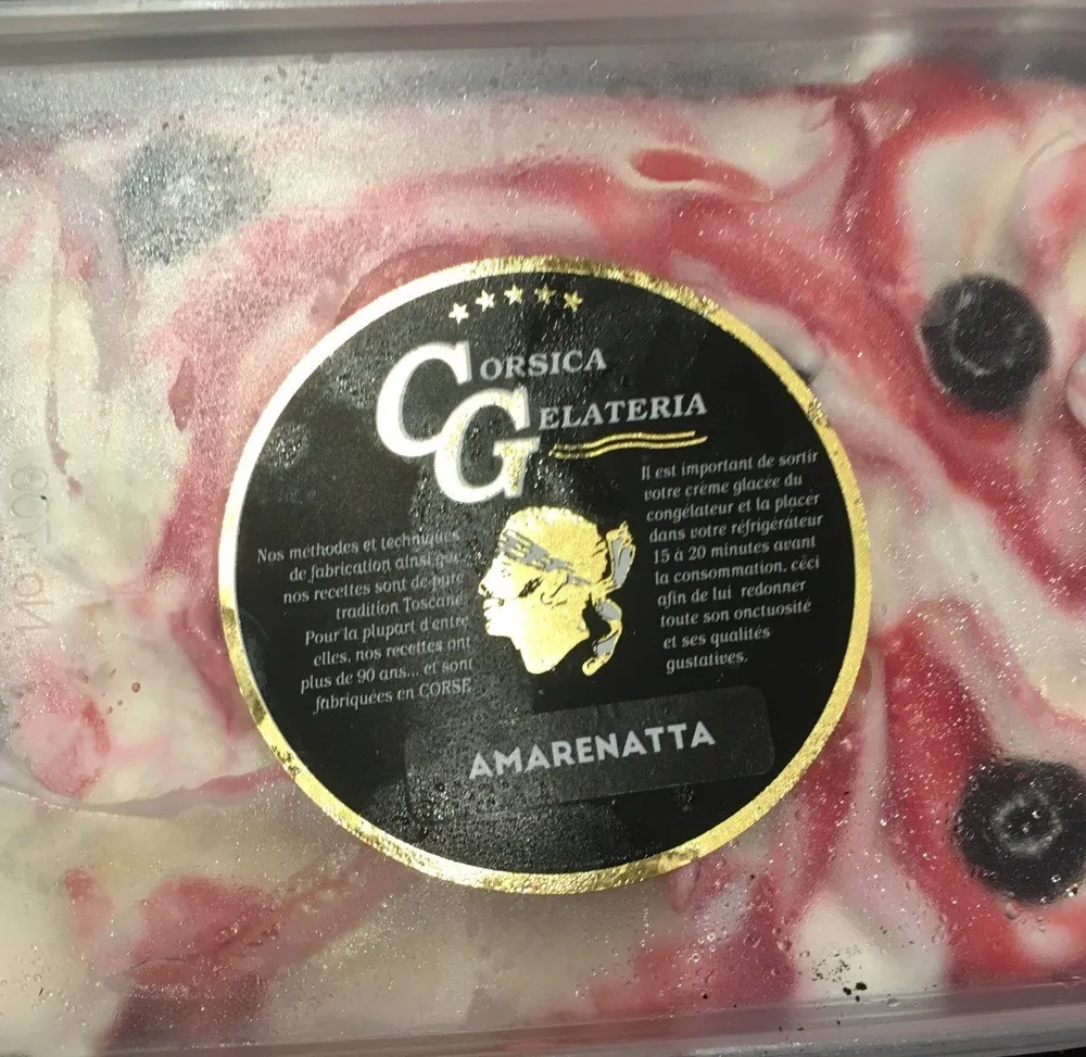 Glace amarenatta